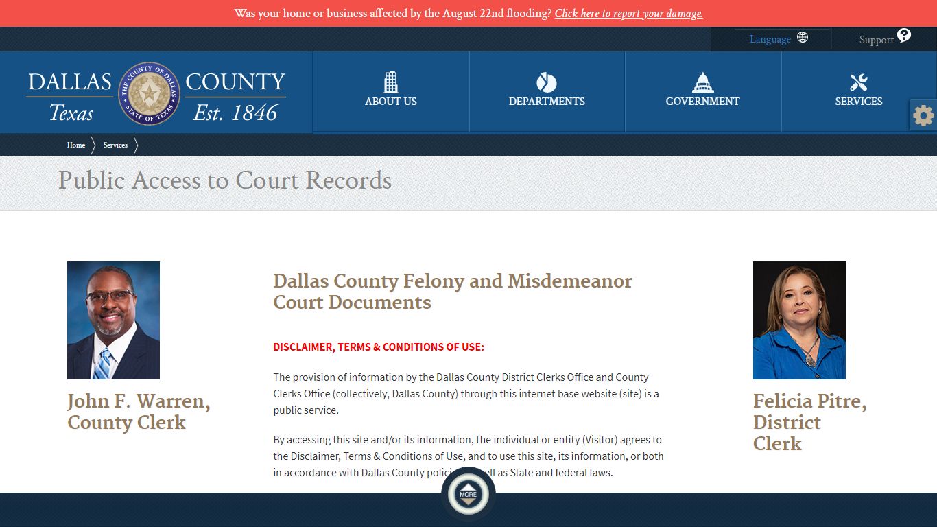 Dallas County | Public Access to Court Records